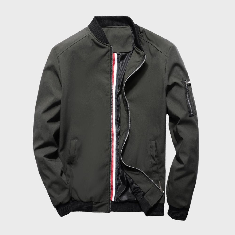 Zip-Up Bomber Jacket