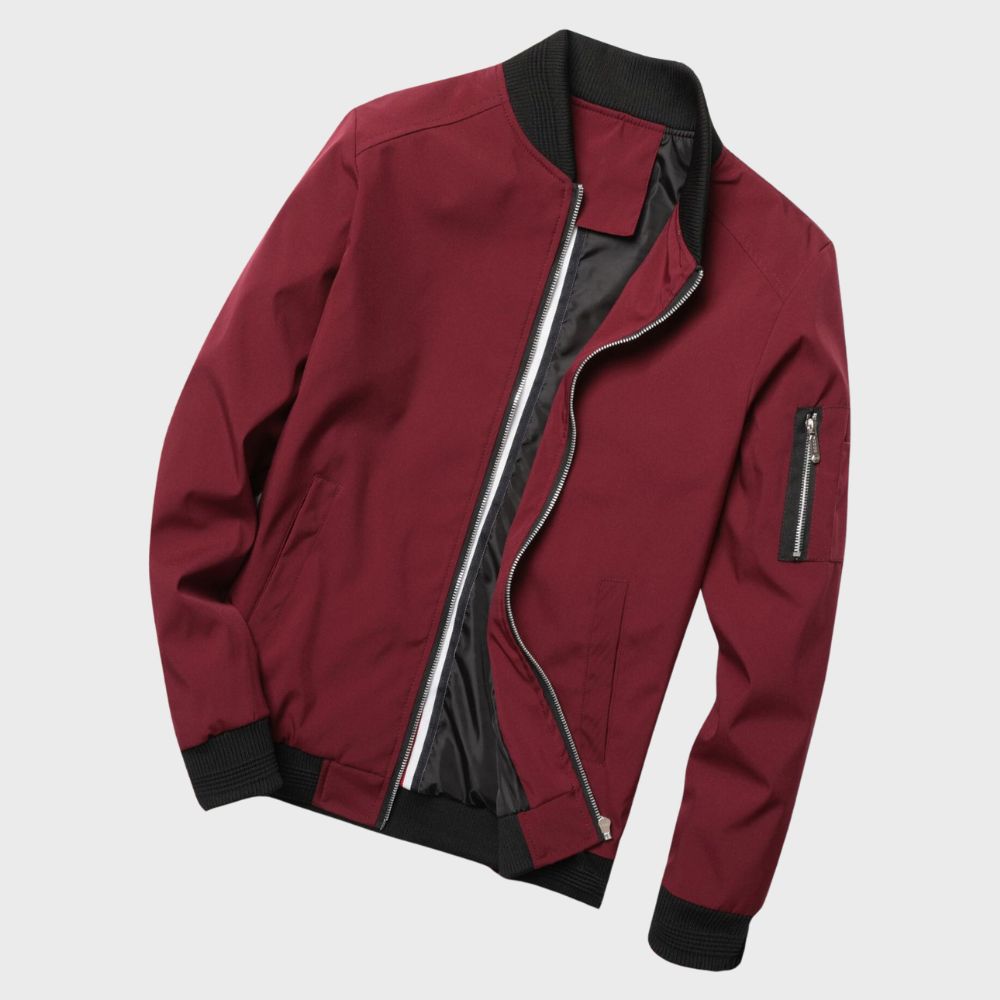 Zip-Up Bomber Jacket