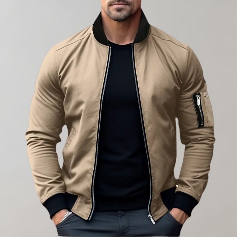 Zip-Up Bomber Jacket