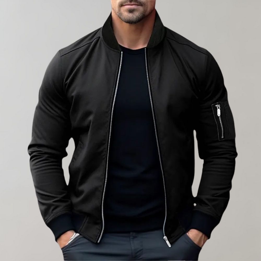 Zip-Up Bomber Jacket