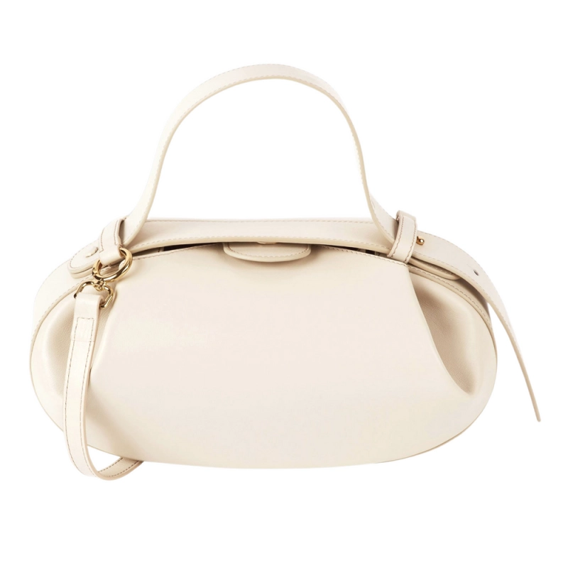 Sculptural Round Shoulder Bag