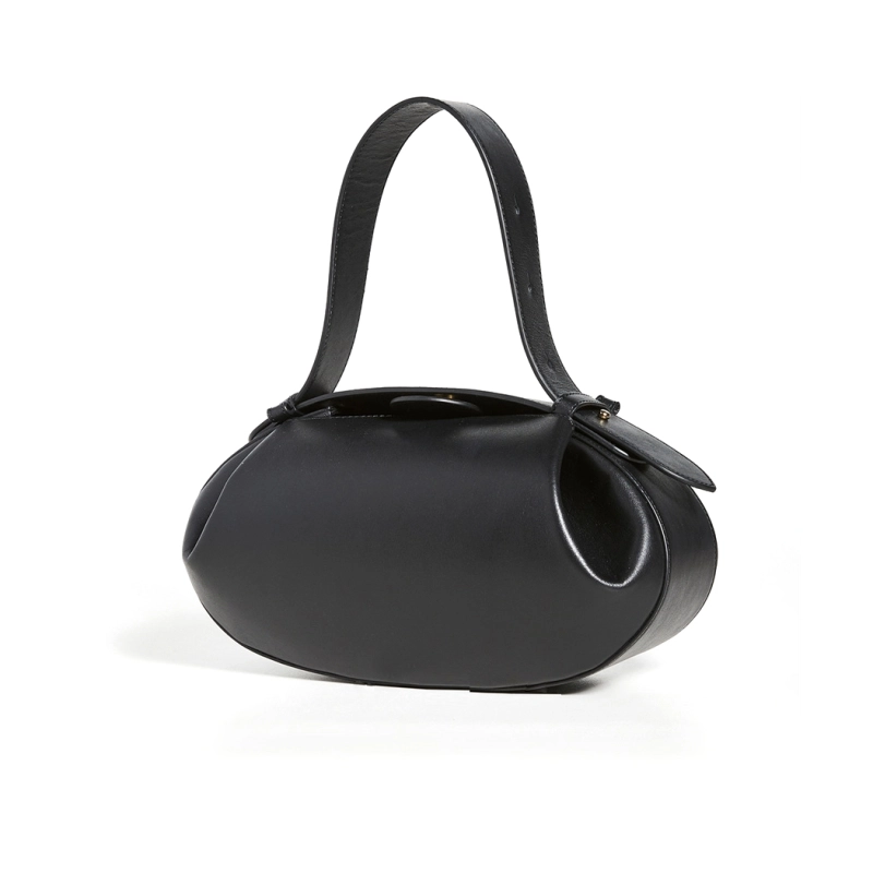 Sculptural Round Shoulder Bag