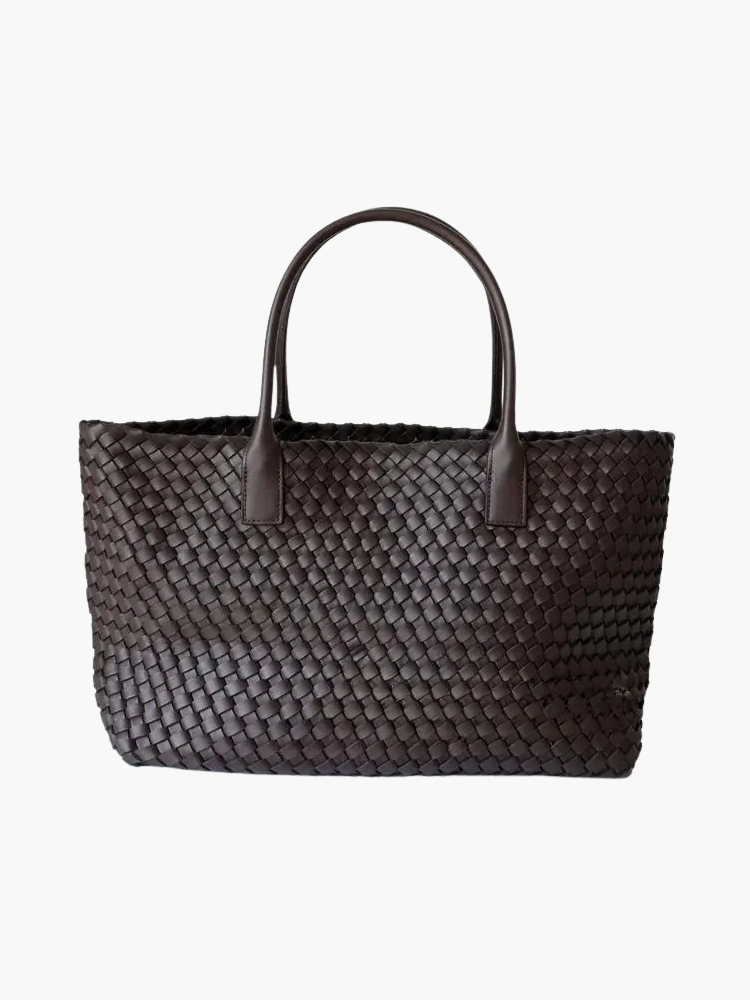 Luxe Woven Tote Bag