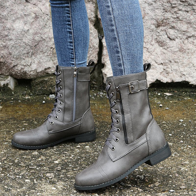 Women’s Lace-Up Combat Boots