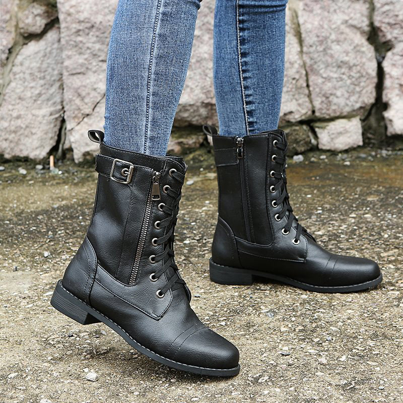Women’s Lace-Up Combat Boots