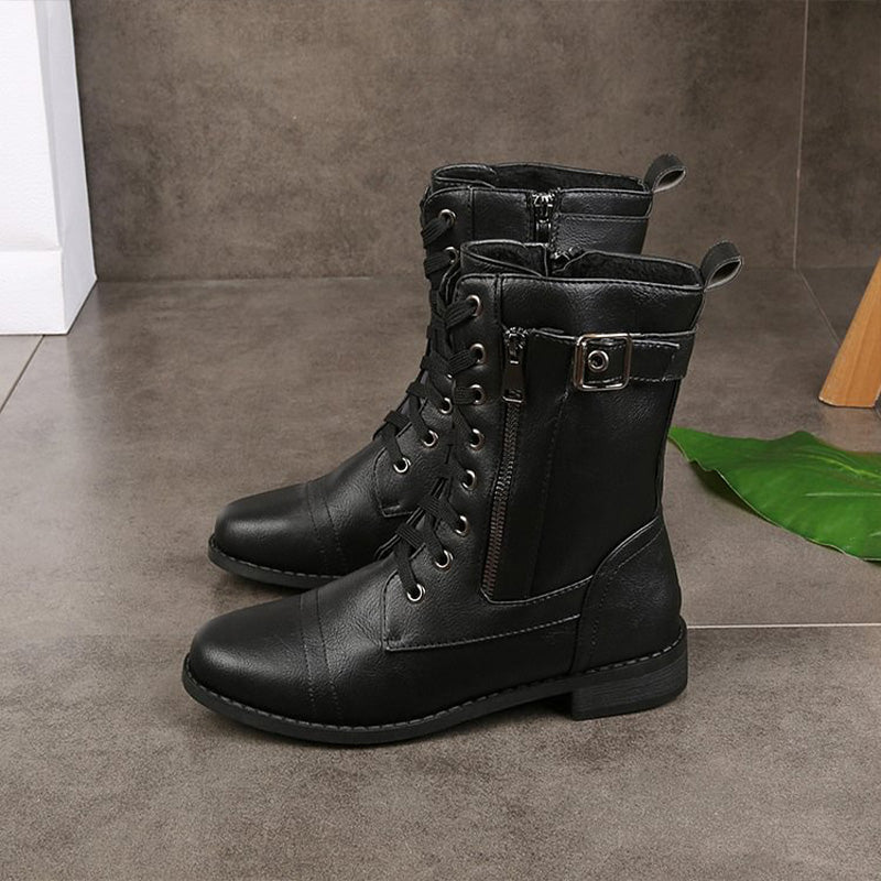 Women’s Lace-Up Combat Boots