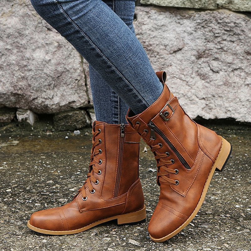 Women’s Lace-Up Combat Boots
