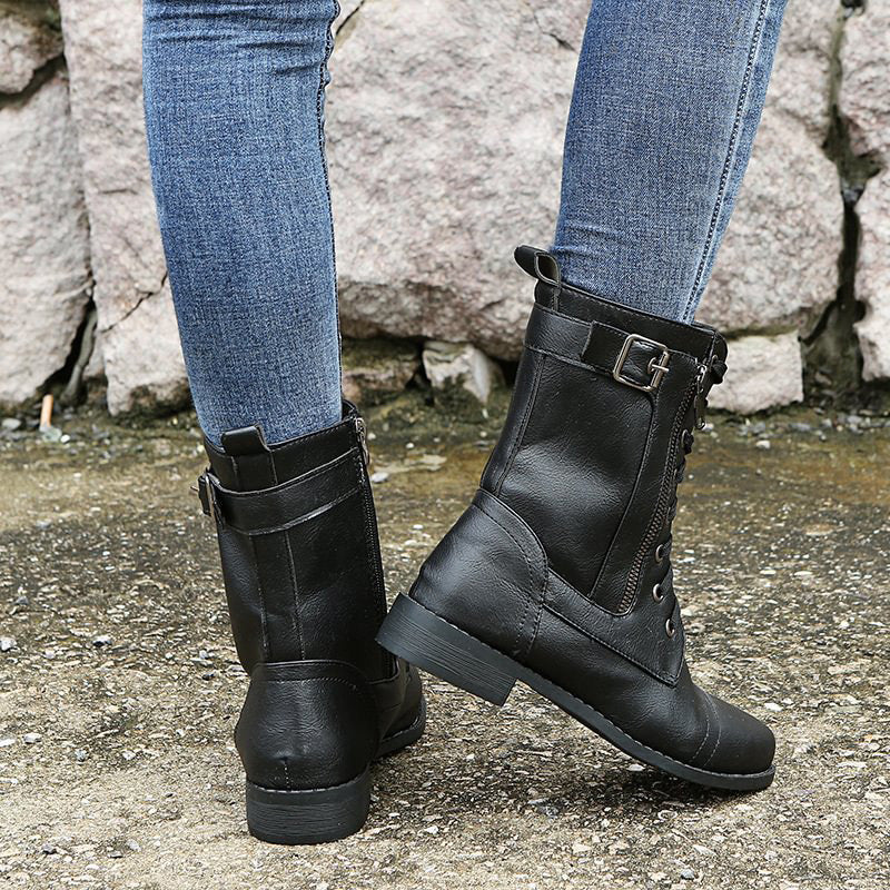 Women’s Lace-Up Combat Boots