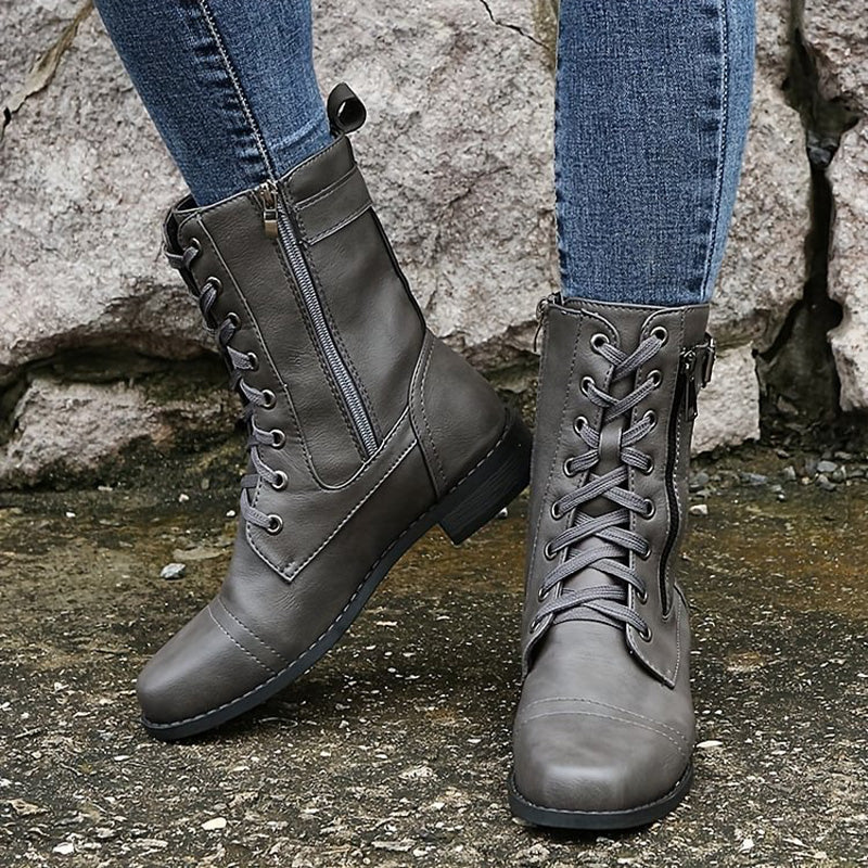 Women’s Lace-Up Combat Boots