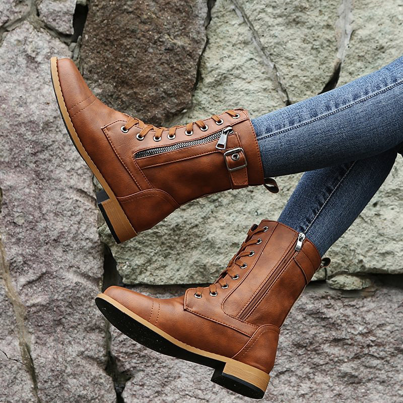 Women’s Lace-Up Combat Boots