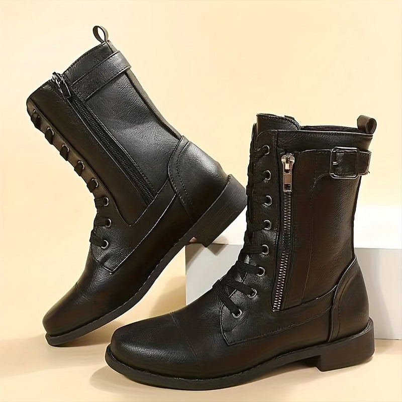 Women’s Lace-Up Combat Boots